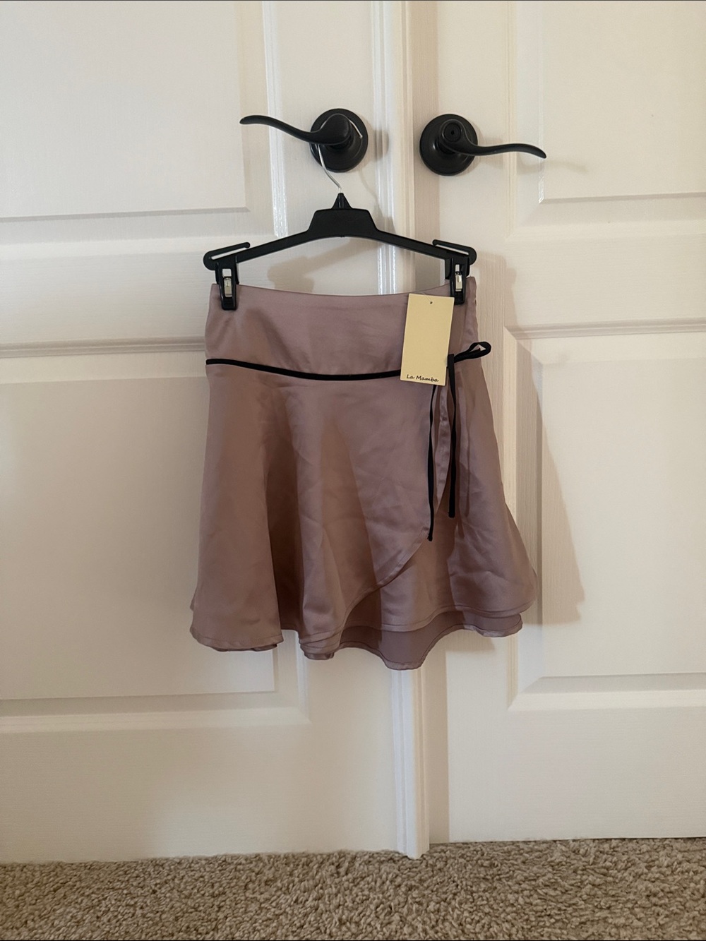 NWT Live to Be Spoiled Satin Skirt